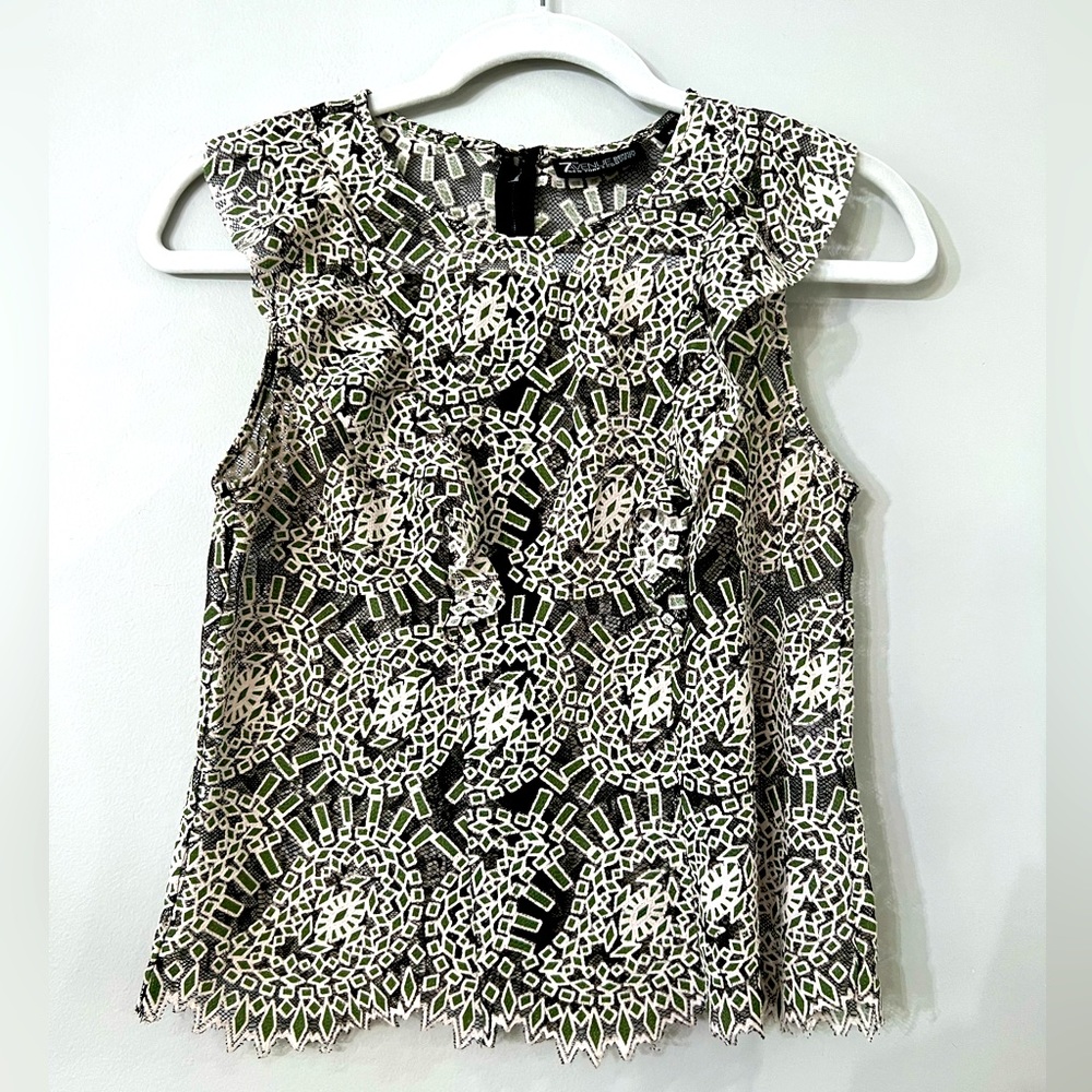 New York & Company- 7th Avenue Design Studio Lacey Boho Sleeveless Top
